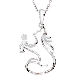 Sterling Silver Sweet Baby 18' Necklace