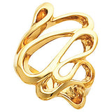 14K Yellow Freeform Ring