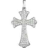 Micro Pavé Cross Pendant