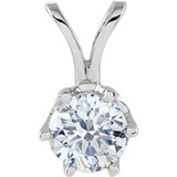 Diamond Solitaire Pendant