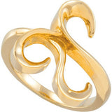 14K Yellow Freeform Ring