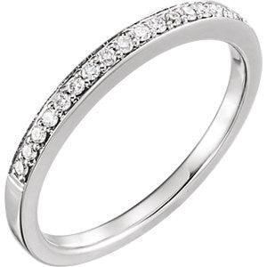 14K White 1-2 CTW Diamond Halo-Style Engagement Ring