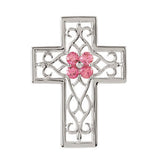 Pink Tourmaline Cross Pendant