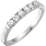 Platinum 1-4 CTW Diamond Anniversary Band