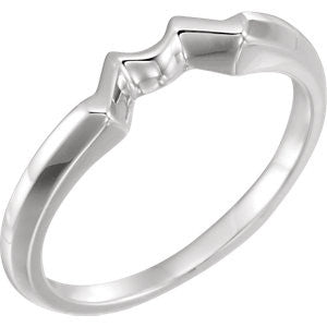 14K White Band