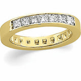 14K Yellow 3-4 CTW Diamond Anniversary Ring