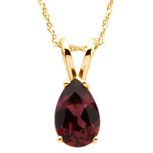 Genuine Rhodolite Garnet Necklace