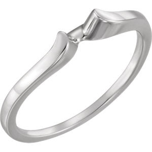 14K White Band