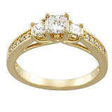 14K Yellow 7-8 CTW Diamond Engagement Ring