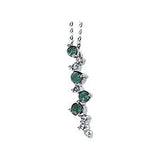 Genuine Emerald & Diamond Necklace