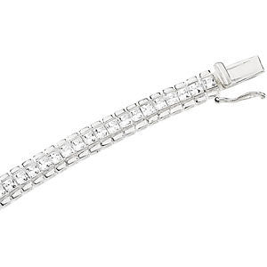 Cubic Zirconia Line Bracelet