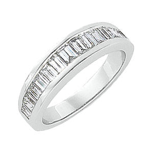 Platinum 1 1-2 CTW Diamond Anniversary Band