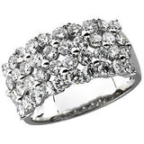 14K White 2 CTW Diamond Ring