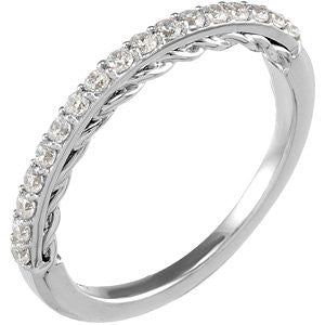 Accented Engagement Ring or Band