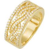 14K Yellow 3-4 CTW Diamond Anniversary Band