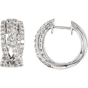 Criss Cross Hoop Earrings