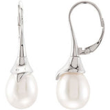 Sterling Silver Freshwater Cultured Pearl Earrings