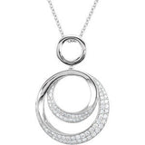 Diamond Circle Necklace