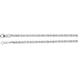 Sterling Silver 2mm 16" Rope Chain with Lobster Clasp