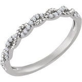 14K Yellow .08 CTW Diamond Stackable Ring