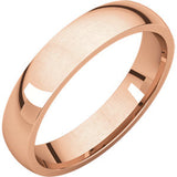 10K Rose 5mm Light Comfort Fit Band