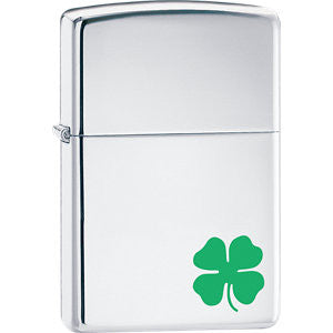 A Bit O' Luck High Polish Chrome Lighter