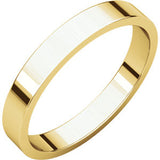 14K Rose 5mm Flat Band