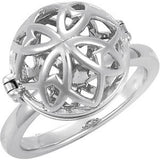 Open Hinged Cage Ring