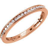 14K Yellow 3-8 CTW Diamond Stackable Ring