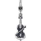 Sterling Silver Violin Charm