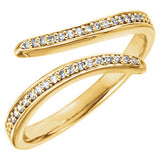 14K White 1/6 CTW Diamond Ring