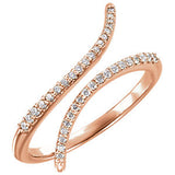 14K White 1/6 CTW Diamond Ring