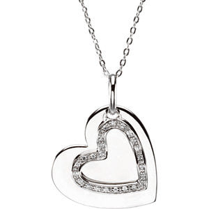 Mother & Son Heart Necklace