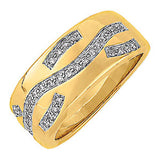 14K Yellow 1-5 CTW Diamond Anniversary Band