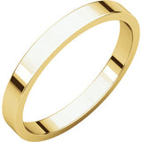 14K Rose 5mm Flat Band