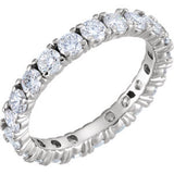 14K Yellow 1 3/8 CTW Diamond Eternity Band Size 6