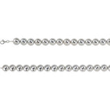 Sterling Silver 16mm Bead 8" Chain