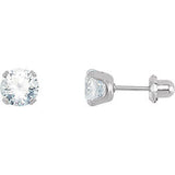 Stainless Steel 2mm Round Piercing Earrings