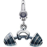 Enamel Barbell Charm