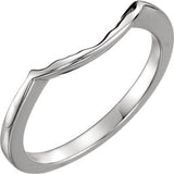 14K White 5.8mm Band