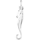 14K Yellow Sea Horse Dangle-Left