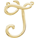 Sterling Silver "H" Script Initial