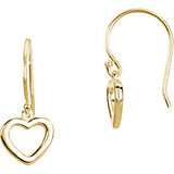 Petite Heart Earrings