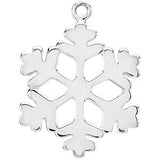 Petite Snowflake Dangle