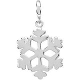 Petite Snowflake Charm