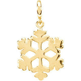 Petite Snowflake Charm