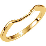 14K White Band