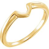 14K Yellow .25 CT Band for Solitaire Mounting