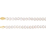 14K Yellow Freshwater Cultured Pearl 18" Necklace