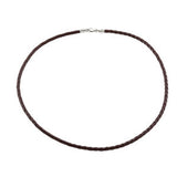 Dark Brown 4mm Faux Leather 20" Cord